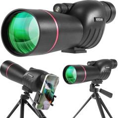 Оптический прицел для стрельбы по мишеням - HD оптический прицел с сумкой для переноски штатива и держателем для смартфона - BAK4 оптический п