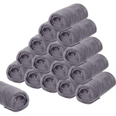 Tatuo Набор полотенец для салона из 16 предметов, 35 x 75 см, парикмахерские полотенца из микрофибры, быстросохнущие полотенца для волос, впитыва
