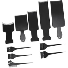 Healeved 10Stücke Teiliges Haarfärbeset mit Pinsel und Färbebrett für Salon und Heimgebrauch Professionelles Haartönungswerkzeug für Präzise Anwendung und Ergebnisse