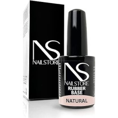 Nail Store - Каучуковая натуральная база для тонких и слабых ногтей, укрепляет натуральные ногти, основа для геля под полуперманентный лак для н