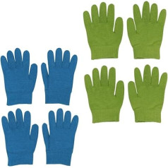 4 пары увлажняющих перчаток для сенсорных экранов Сухие перчатки с гелем для рук от трещин для ухода за кожей Защитные перчатки для спа-сал