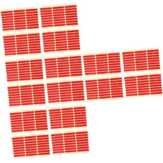 Beaupretty 16 листов резки бесплатно двусторонняя лента ногтей стенд полосы ногтей дисплей ленты ногтей искусства с лентами ясно ногтей лента н