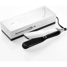 Выпрямители ghd Chronos Max с широкими пластинами белого цвета - в 3 раза более быстрая укладка одним движением, больше блеска, меньше пушистости, 2