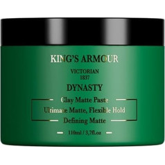 King's Armour DYNASTY Clay Matte Paste - Flexible Hold & Ultimate Matte Finish - 110 мл