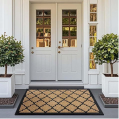 Qingbei Rina 80 x 120 см, нескользящий коврик для улицы, моющийся коврик для входной двери, подъезда, сада