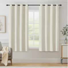 Beauoop блэкаут шторы для спальни 54 падения елочка текстурированные Grommet шторы для гостиной теплоизолированные шумоподавляющие окна шторы др