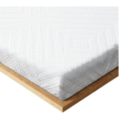 MISSCOZY Mattress Topper 180 x 200 cm, 9 cm Height Mattress Topper, H2 & H3 Gel Memory Foam Mattress Topper with Oeko-Tex Certified for Box Spring Bed, Caravan, Sofa Bed, Washable