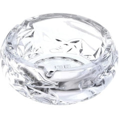 Пепельница, ANMOO Большая стеклянная пепельница для сигарет, круглая хрустальная пепельница для гостиной/офиса/бара/ресторана, в помещении и