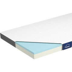 Genius Eazzzy Topper Classic 200 x 220 см, высота 7 см, H2 H3 - ортопедический топпер для матраса и бокс-спринг кровати из гелевой пены, топпер для матраса 200 x 220 с