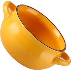 DOITOOL Керамические суповые миски с двойными ручками Фарфоровая луковая суповая тарелка для французского лукового супа Зерновая чаша Макар