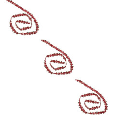 SHINEOFI Pack of 3 Water Soluble Lace Trimming Heart Studs Fabric Embroidered Applique Ribbon Lace Fabric Crochet Cotton Ribbon Vintage Ribbon Polyester Yarn Wedding Fabric Belt Red Bride