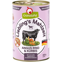 Granatapet liebling´s mahlzeit говядина и тыква влажный корм для собак 800г
