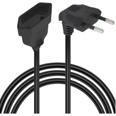 Удлинительный кабель GELRHONR 90 градусов, 2,5 A/250 В, 0,75 мм², прямой угол, для евроразъема Type-C к евроразъему Type C, для телевизора, компьютера, монито