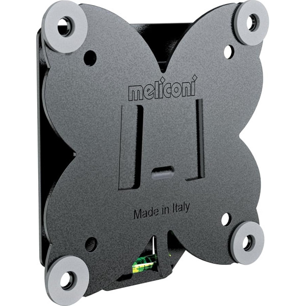 Meliconi Slimstyle Plus 100 S Фиксированное настенное крепление для телевизора, также подходит для гипсокартонных телевизоров от 14 до 32 дюймов Vesa 75-100 С