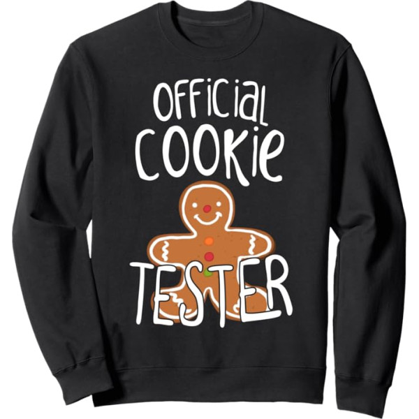 Пряничный человечек Испытатель печенья Рождественская шуточная толстовка