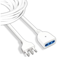 Электрический удлинитель длиной от 3 до 15 метров Входная вилка 10A Выходная розетка с двумя значениями 10/16 Amp Plug 10A Socket 10/16A (5 метров)