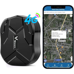 Winnes 4G GPS трекер 10000 мАч GPS трекер автомобиля без подписки 80 дней в режиме ожидания IP58 Водонепроницаемый сильный магнит GPS локатор в реальном 