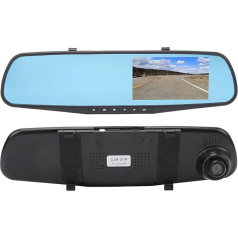 4.3 дюйма зеркало Dash Cam, 1080P HD двойной объектив Dash Cam камера заднего хода, парковка интеллектуальные камеры заднего вида зеркало (с 64g карты пам