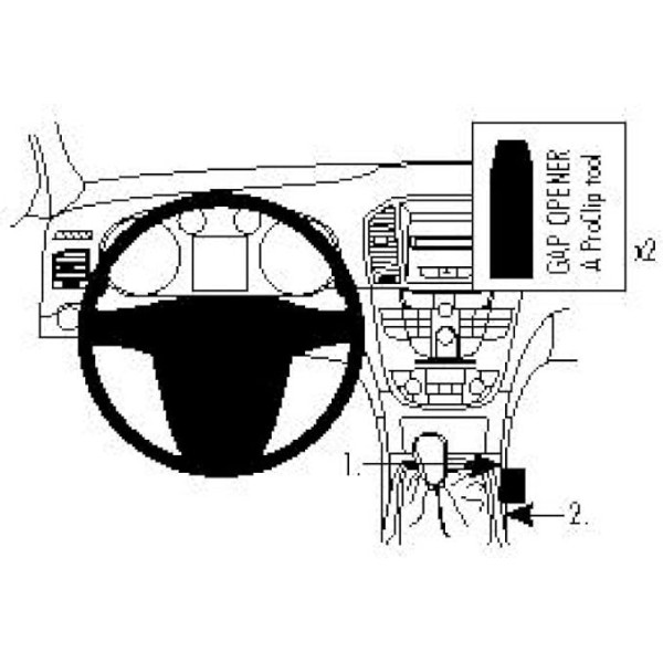 Brodit 834279 Крепление Proclip для Opel Insignia 09-10