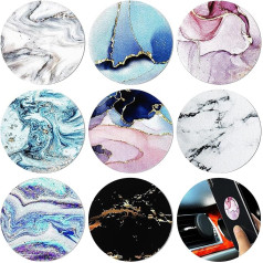 8 шт. круглый металлический держатель для мобильного телефона магнитный держатель, магнитное автомобильное крепление совместимо с магнит