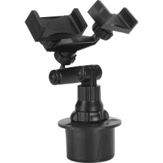 Двойной держатель телефона для автомобильного держателя чашки, универсальный автомобильный держатель телефона, вращающийся автомобильн