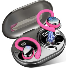 Спортивные Bluetooth-наушники, 2025 In-Ear Наушники Беспроводной Bluetooth 5.4 с Hi-Fi стерео, 48 часов спортивные наушники через ухо с ушными крючками, шумоп