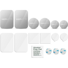 Xeratti™ Автомобильный держатель телефона [16 шт] Набор аксессуаров для магнитного крепления, универсальные ультратонкие пластины для магнит