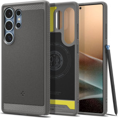 Spigen Чехол для Samsung Galaxy S25 с MagSafe Rugged Armor Mag - серый