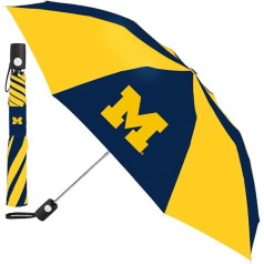 Wincraft Official NCAA - Michigan, University of Auto Folding Umbrella, Black