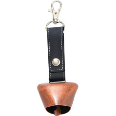 Защита от медведей для походов, кожаный медвежий колокол - альпинистское снаряжение для самообороны - пряжка из PU кожи для кемпинга, безопа