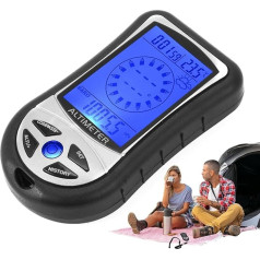 Цифровой альтиметр, 8 в 1, портативный, барометр, индикатор температуры, портативное устройство с подсветкой, прогноз погоды, время для похо