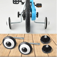 Колеса-стабилизаторы для детских велосипедов, 30,5 см, 50,8 см, с самоконтрящимися гайками и бесшумными подшипниками (для 16-дюймового велосипе