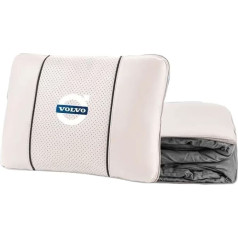 QYPLKJHG подушка одеяло путешествия 2 в 1 для Volvo V90 Facelift 2016, автомобиль подушка одеяло с автомобильным логотипом путешествия одеяло для автомоб