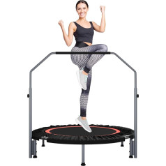 ALTLER 101,6 см / 121,9 см складной мини-отбойник с регулируемой ручкой из пеноматериала, максимальная нагрузка 330/200 кг, кардиоупражнения, для взрос