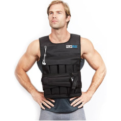 Runfast/Max Pro Weighted Vest 12lbs/20lbs/18.1 kg/lbs/27 kg, черный
