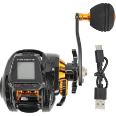 Рыболовные катушки Загруженные цифровые рыболовные катушки Электрические рыболовные катушки 6.3:1 передаточное число катушки с точным дис