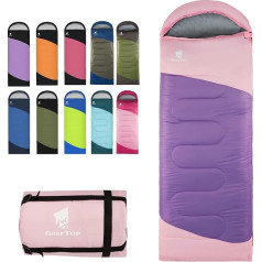 GEERTOP Рюкзак Спальный мешок для кемпинга, легкие спальные мешки для взрослых и детей, лето, тепло, холодная погода, походы, путешествия