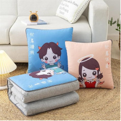 goodFarewell Подушка одеяло 2 в 1 Путешествия одеяло подушка одеяло многофункциональный подушка одеяло шеи поддержки подушка мягкий и теплый сон