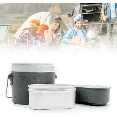 BAFOVY алюминиевый сплав военный измерительный ящик, правильный размер нескользящей ручкой немецкий ланч-бокс для активного отдыха, широко и