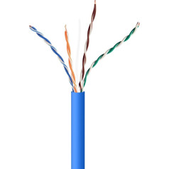 utp кабель cat 5e cca 305 м синий avg24
