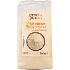 Grocer Planet - Пшеничный глютен (600 г)| Для приготовления сейтана и белковой выпечки