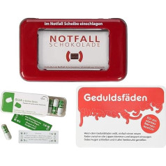 Шоколад на скорую руку, фруктовая жвачка, нити терпения и счастья в маленьких баночках, набор из 3 штук, от Liebeskummerpillen