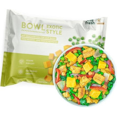 LiveFresh Экзотический стиль карри | 7 х 400 г веганских диетических готовых блюд | Низкоуглеводная пища с 29 г белка и всего 430 ккал на порцию | Быст