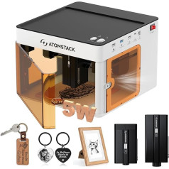 ATOMSTACK P1 5 Вт лазерный гравировальный станок, 5 Вт двойной лазерный гравировальный станок, портативный, 10000 м/мин, 5 Вт диодный лазер, 1,2 Вт инфр