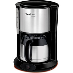 Moulinex Subito отдельно стоящая ручная капельная кофеварка 0,9 л на 10 чашек из нержавеющей стали Subito, отдельно стоящая, капельная кофеварка, 0,9 л, м