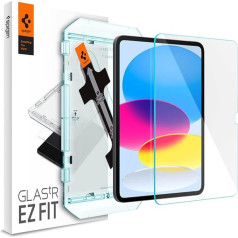 Spigen Glas.tR EZ Fit Screen Protector Compatible with iPad A16 11th Generation 11 Inch (2025), iPad 10th Generation 10.9 Inch (2022), шаблон для установки, кристально чистая пленка, твердость 9H