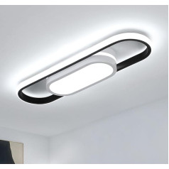 Потолочный светильник Riserva LED, 30 Вт, современный черный, 6500 K холодный белый, креативный алюминиевый потолочный светильник для спальни, гост