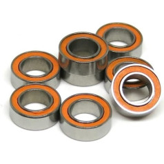 ZAAHH SMR95 2RS ABEC-7 5x9x3mm Hybrid-Kugellager aus Keramik MR95 SMR95 SMR95C RS 2OS Angelrollen-Getriebelager (Цвет : Smr105c-2os 5x10x4mm, Размер : 10pcs)