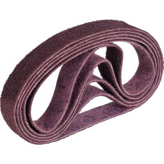 Сделано Scotch Brite 3M SC-BS Шлифовальные ленты флисовые ленточные для труб (класс: средний, цвет: красный, 40 мм x 760 мм)