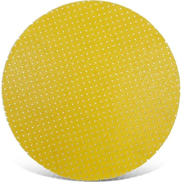 MENZER Ultrapad Шлифовальные диски на липучке 225 мм для шлифовальных машин по гипсокартону Белый корунд (25 шт.) K180